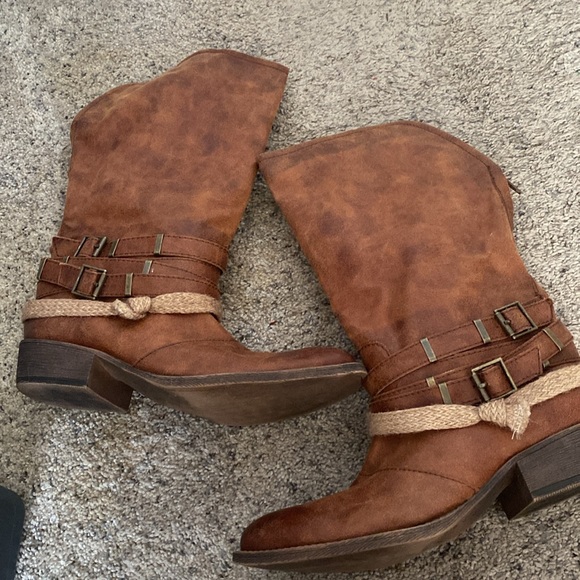 Vegan Coconuts by Matisse Cowboy Boots Size 10 - Picture 7 of 8